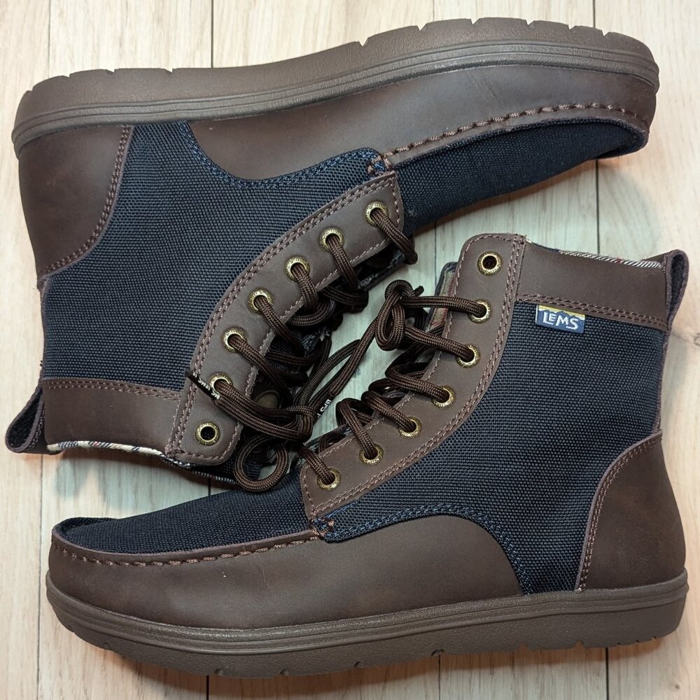 Lems Boulder Boot - 9M - Navy Stout